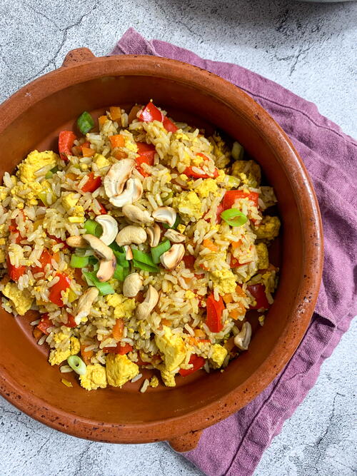 Vegan Egg Fried Rice Vegan Egg Fried Rice