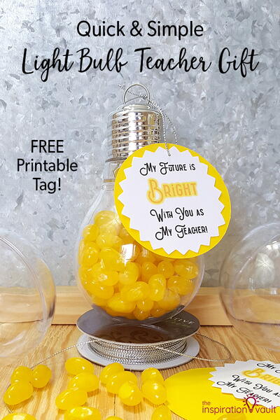 Light Bulb Teacher Gift Light Bulb Teacher Gift