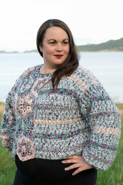 Hexagon Crochet Sweater Hexagon Crochet Sweater