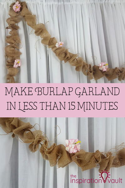 Burlap Garland Burlap Garland