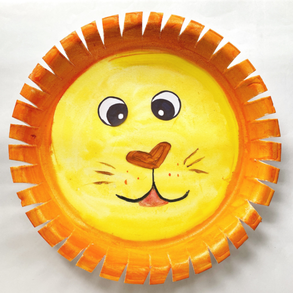 Paper Plate Lion Craft Paper Plate Lion Craft
