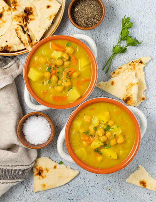 Chickpea Curry Soup Chickpea Curry Soup