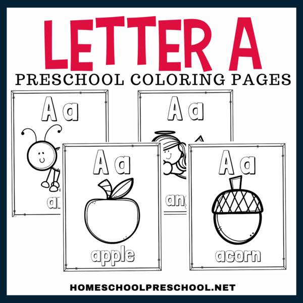 Letter A Coloring Pages Letter A Coloring Pages