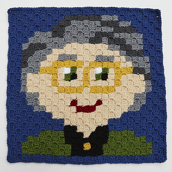Minerva Mcgonagall C2c Crochet Block
