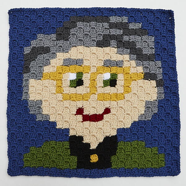 Minerva Mcgonagall C2c Crochet Block Minerva Mcgonagall C2c Crochet Block