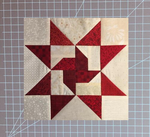 Four Point Star Quilt Block Four Point Star Quilt Block