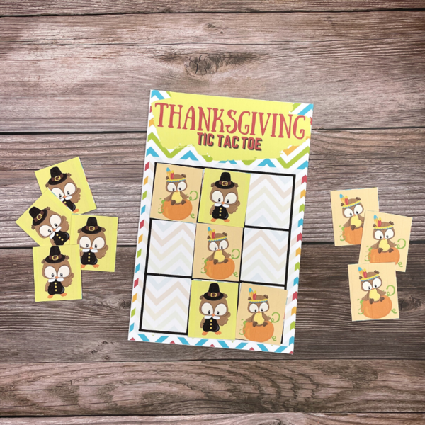 Thanksgiving Tic Tac Toe Thanksgiving Tic Tac Toe