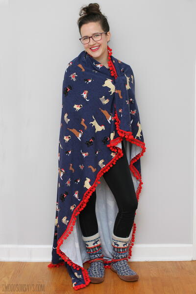 No Sew Knit Blanket No Sew Knit Blanket