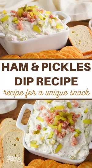 Perfectly Portioned Ham And Pickle Dip Recipe Perfectly Portioned Ham And Pickle Dip Recipe