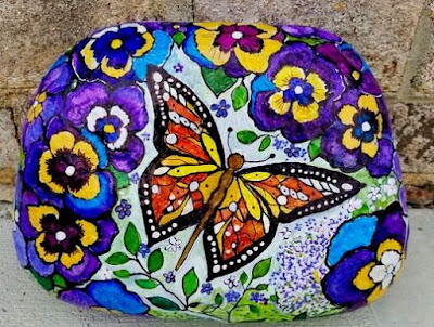 How To Paint A Butterfly Rock How To Paint A Butterfly Rock