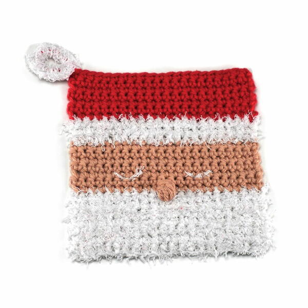 Santa Dishcloth Pattern Santa Dishcloth Pattern