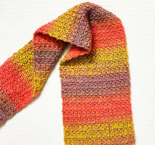 Easy Crochet Autumn Scarf Easy Crochet Autumn Scarf