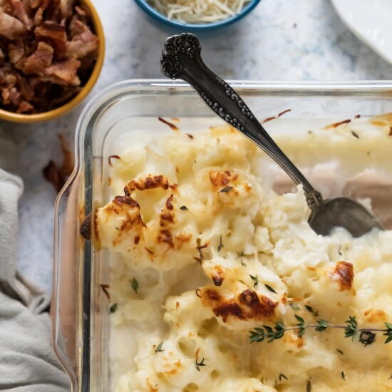 Cheesy Cauliflower Casserole Cheesy Cauliflower Casserole