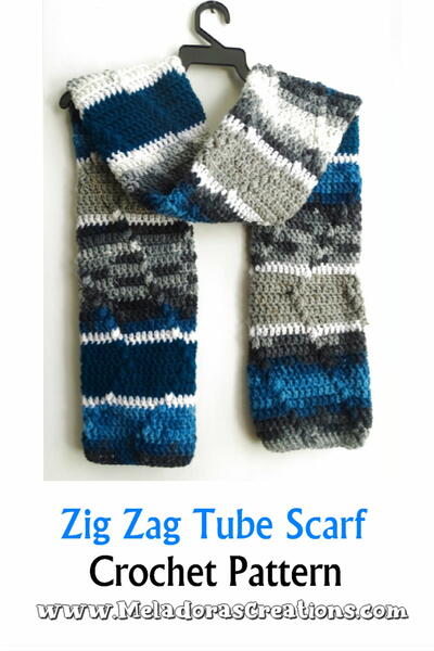 Zig Zag Tube Scarf Zig Zag Tube Scarf