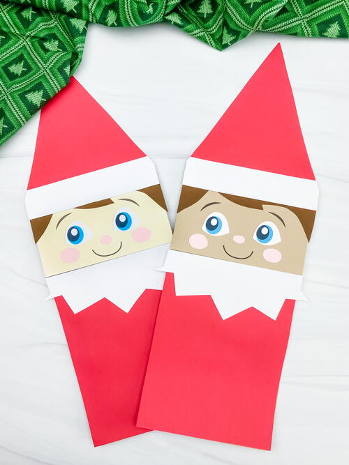 Elf On The Shelf Paper Bag Puppet Craft Elf On The Shelf Paper Bag Puppet Craft