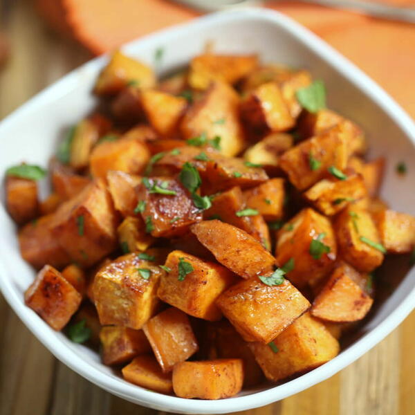 Crispy Roasted Sweet Potatoes With Brown Sugar Crispy Roasted Sweet Potatoes With Brown Sugar