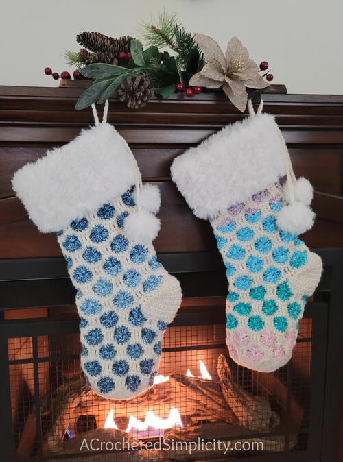 Joyful Textures Christmas Stocking Joyful Textures Christmas Stocking