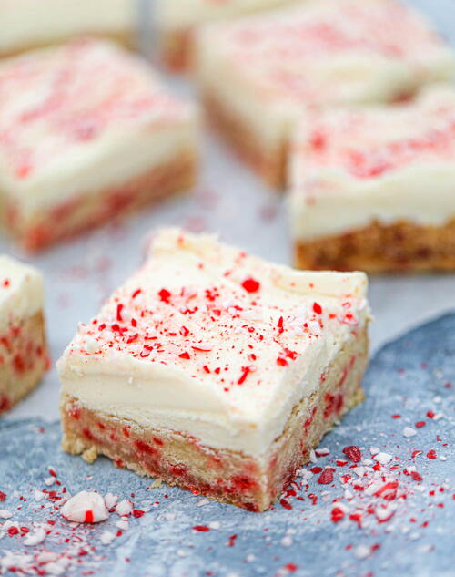 Peppermint Sugar Cookie Bars Peppermint Sugar Cookie Bars