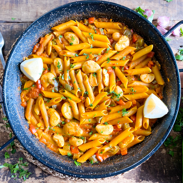 Paella-style Pasta Recipe Spanish-inspired Pasta One-pan Recipe Paella-style Pasta Recipe | Spanish-inspired Pasta | One-pan Recipe