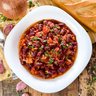 A Pantry Recipe That´s Actually Good | Garlic Kidney Beans With Tomatoes