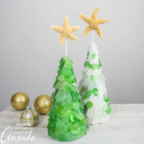 Sea Glass Christmas Tree Sea Glass Christmas Tree