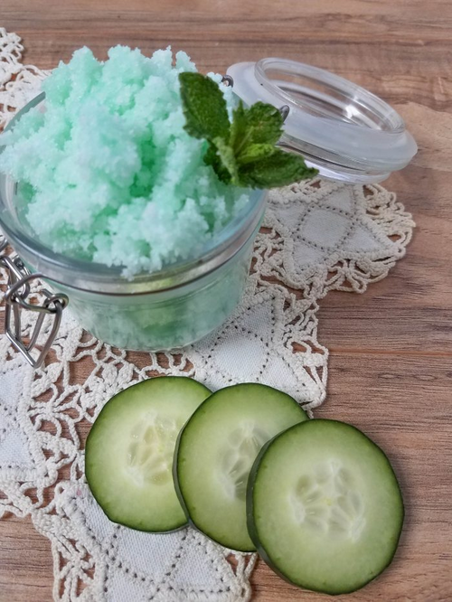 Cucumber Mint Sugar Scrub Cucumber Mint Sugar Scrub