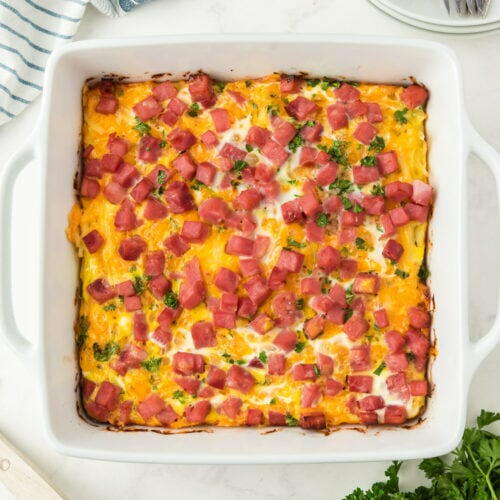 Breakfast Casserole With Ham Cheese Breakfast Casserole With Ham Cheese