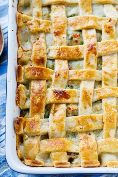 Lattice Top Chicken Pot Pie Lattice Top Chicken Pot Pie