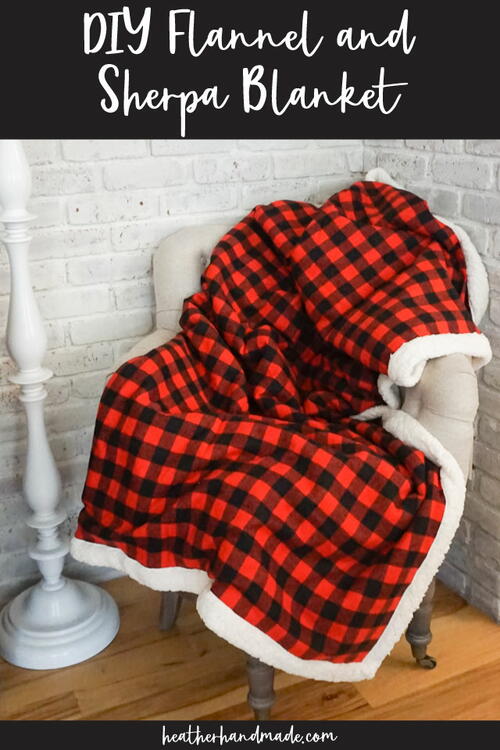 Diy Flannel And Sherpa Blanket Diy Flannel And Sherpa Blanket