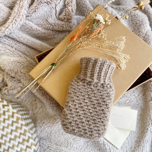 Mini Crochet Hot Water Bottle Cover Mini Crochet Hot Water Bottle Cover
