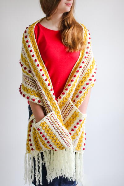 Marjorie Pocket Shawl Marjorie Pocket Shawl