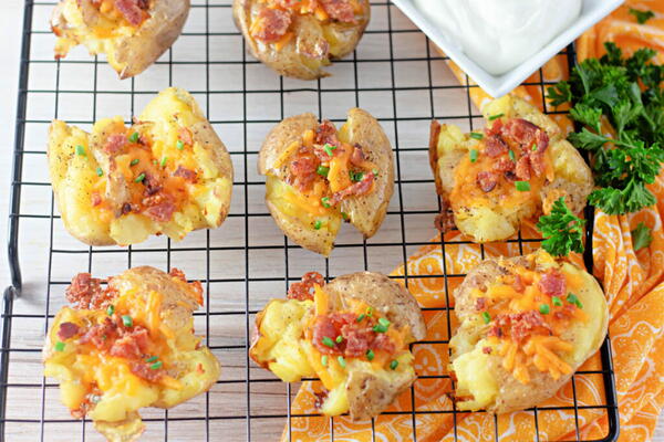 The Best Loaded Smashed Potatoes The Best Loaded Smashed Potatoes