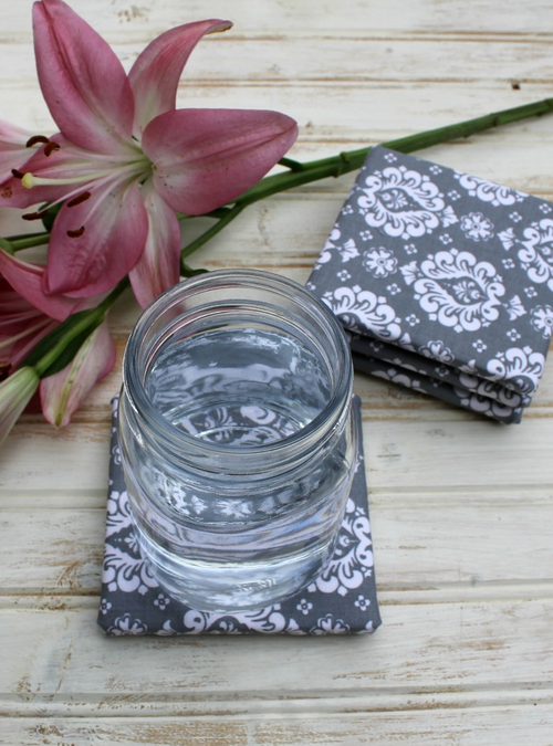 Diy Fabric Coasters Tutorial Diy Fabric Coasters Tutorial