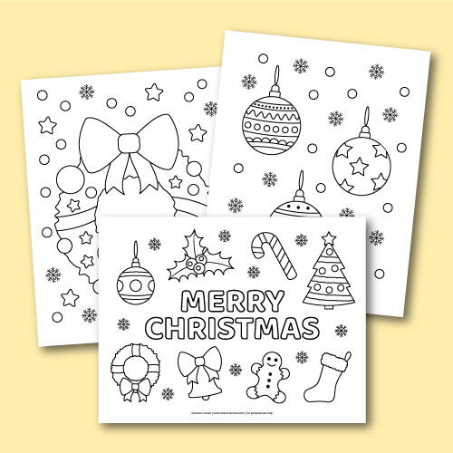 Printable Christmas Coloring Pages Printable Christmas Coloring Pages
