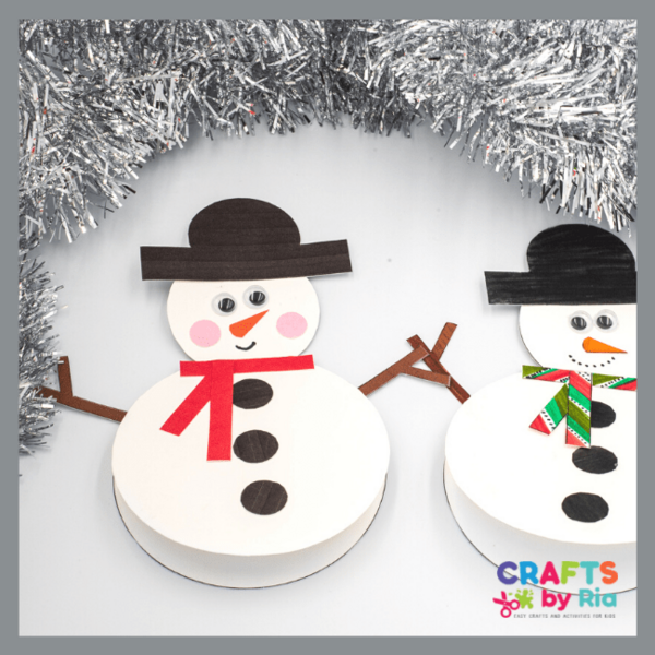 Snowman Christmas Card For Kids Snowman Christmas Card For Kids