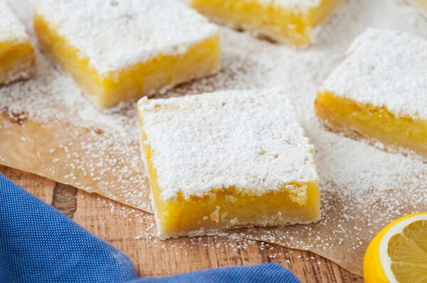 Lemon Bars With Shortbread Crust Lemon Bars With Shortbread Crust