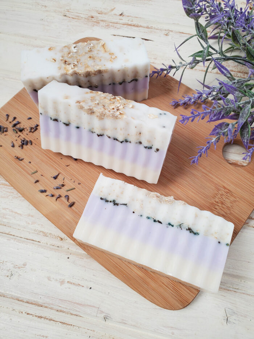 Honey Oatmeal Soap With Lavender Honey Oatmeal Soap With Lavender