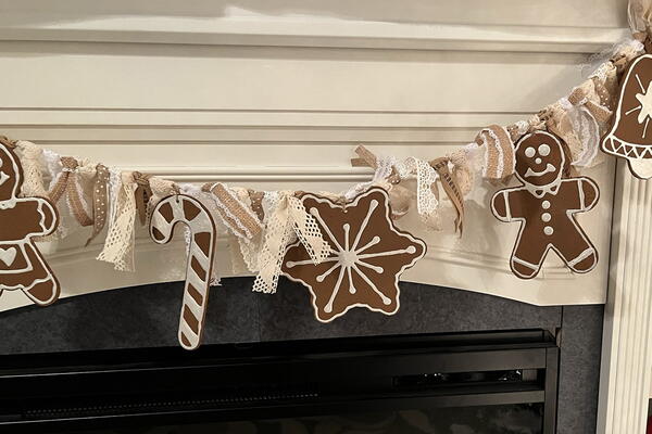 Gingerbread Cookie Garland Gingerbread Cookie Garland