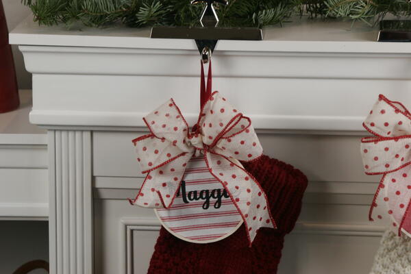 Christmas Stocking Name Tags Christmas Stocking Name Tags