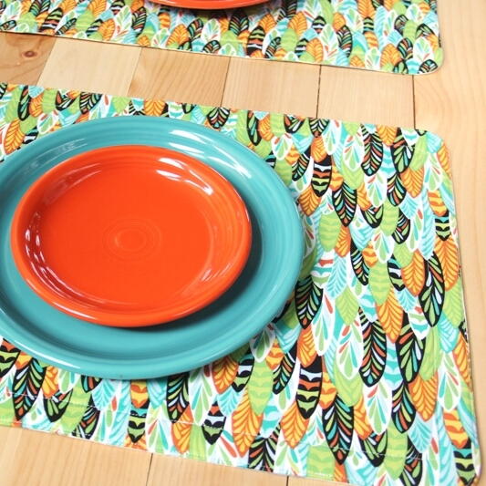 Easy Reversible Placemats With Rounded Corners