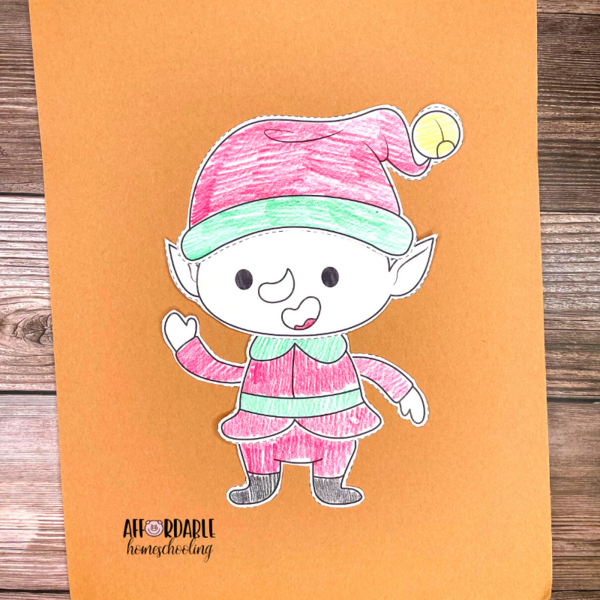 Printable Elf Craft For Kids Printable Elf Craft For Kids