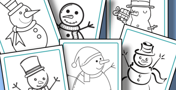 Free Snowman Coloring Pages Free Snowman Coloring Pages