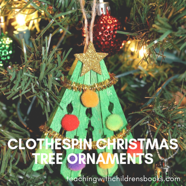Clothespin Christmas Tree Ornament Clothespin Christmas Tree Ornament