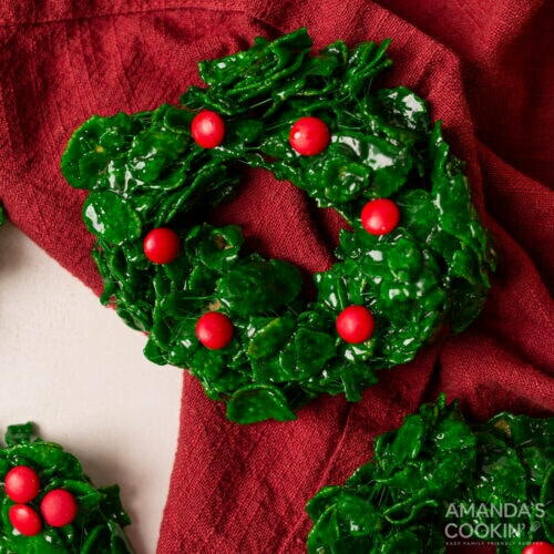 Cornflake Christmas Wreaths Cornflake Christmas Wreaths