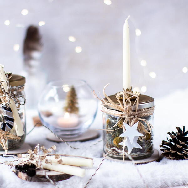 Diy Candle Holder Gift In A Jar Diy Candle Holder Gift In A Jar