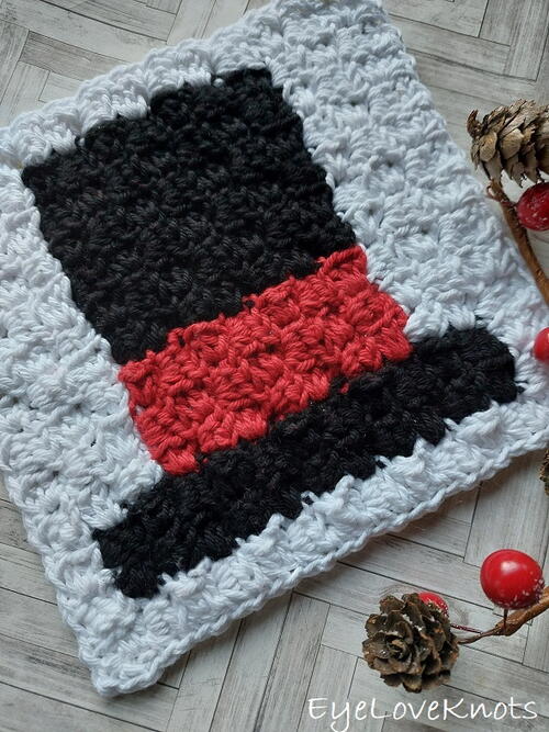 C2c Snowman Hat Washcloth C2c Snowman Hat Washcloth