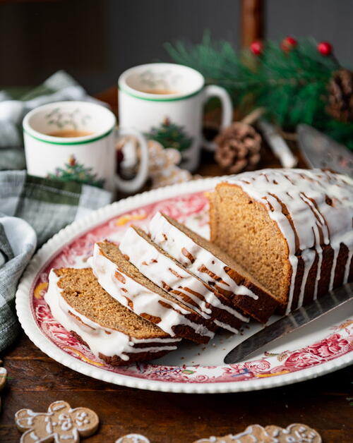 Iced Gingerbread Loaf Iced Gingerbread Loaf