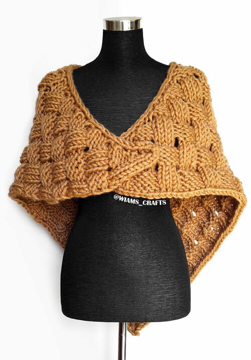Ginger Basket Shawlette Ginger Basket Shawlette