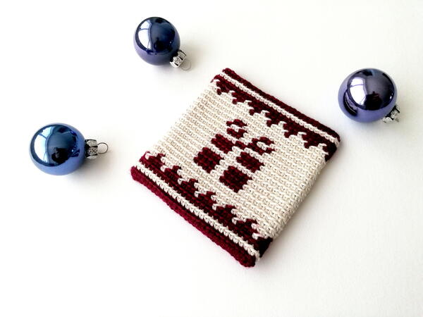 Christmas Coaster With A Present Christmas Coaster With A Present