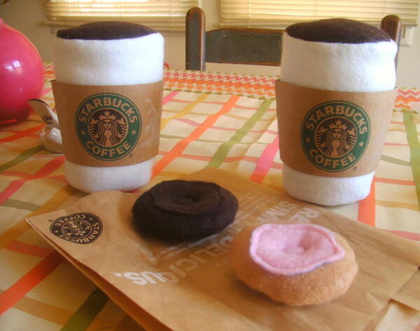 Starbucks Felt Playset Starbucks Felt Playset